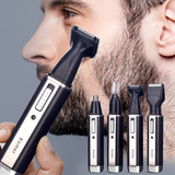 Máquina De Afeitar Eléctrica Para Barba, Nariz Y Orejas Para