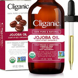 Aceite De Jojoba Orgánico Cliganic, 100% Puro (4oz) | Hidrat