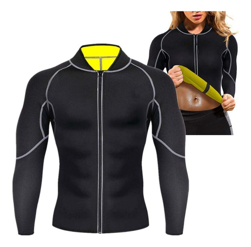 Body Shaper Fitness Jacket Ropa De Gimnasio Fajas Manga Larg