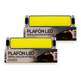 Plafon Luz Led Interior Tecla On Off 9-36v 10w Kit X2