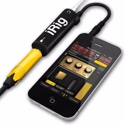 Amplitube Irig Adaptador Para Tu iPod Touch / iPhone / iPad!