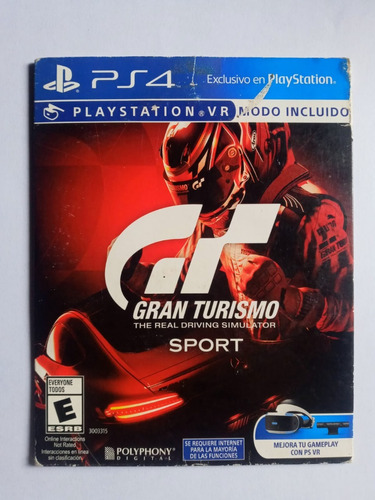 Gran Turismo Sport Standard Edition - Playstation 4 Fisico