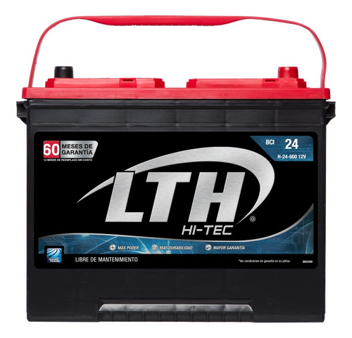 Batería Acumulador Lth Hi Tec H-24-600