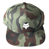 Gorra Fox Head Camo Tech Snapback Hat 100% Original 