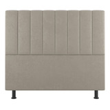 Cabeceira De Cama Box Estofada King 195cm Cores Em Suede