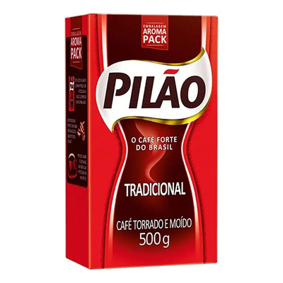 Café Torrado e Moído a Vácuo Tradicional Pilão Pacote 500g | MercadoLivre