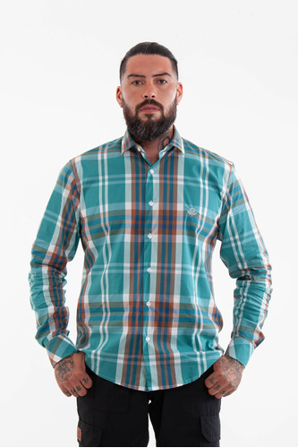 Camisa Sport Cuadrille Manga Larga Hombre - Marca Gaucho