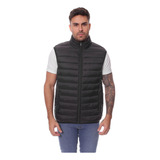 Colete Gola Alta Masculino Puffer Moderno Quente Inverno