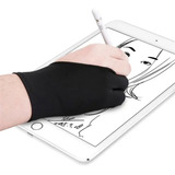 Guante De 2 Dedos Tableta De Dibujo Digital Protección 
