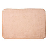 Alfombra Arredo De Baño Chica Lisa Memory Foam Beige