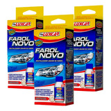 Kit 3x Limpador De Farol Novo Luxcar Renova Aspecto Original