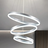 Buccleuch Modern Pendant Light Dining Room 3-ring Led Dimmab