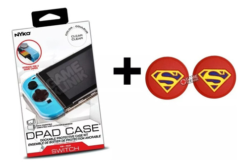 Acrílico Funda Protector Case + Grips Nintendo Switch 12