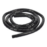 Espiral Organizador Cables Techtools Color Negro 19mm 10m