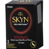 Preservativos Prime Skyn Sin Látex Cajita X 3u | Mayor Calor Variante Texturado