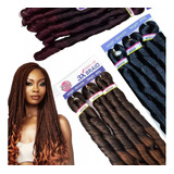 Jumbo Para Tranças Cabelo Boho Curl Fibra Sintética Premium 