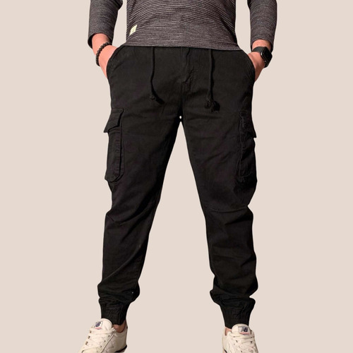 Jogger Cargo Hombre - Pretina Elasticada (cordón Ajustable)