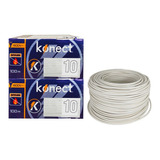 Cable Electrico Cca Konect Calibre 10 Blanco 100 Metros 2pzs
