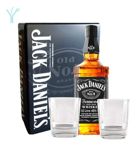 Whisky Jack Daniels Old N°7 + 2 Copos Com Frete Grátis
