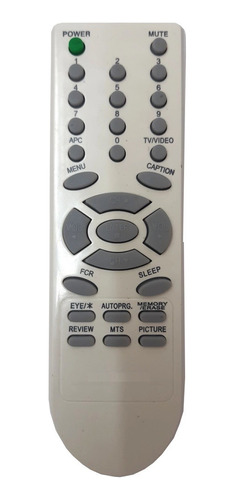 Controle Remoto Compatível Para Tv Tubo 00090h Xh-7286