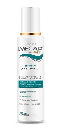 Shampoo Antiqueda Imecap Hair Max Com 200ml - Full