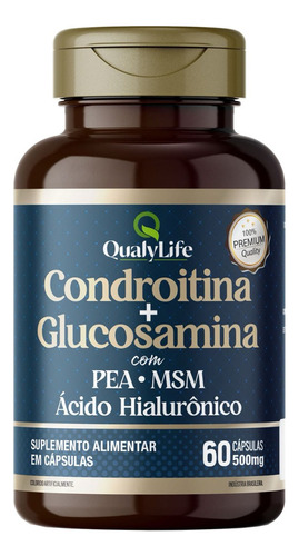 Condroitina E Glucosamina 60 Cápsulas Qualylife