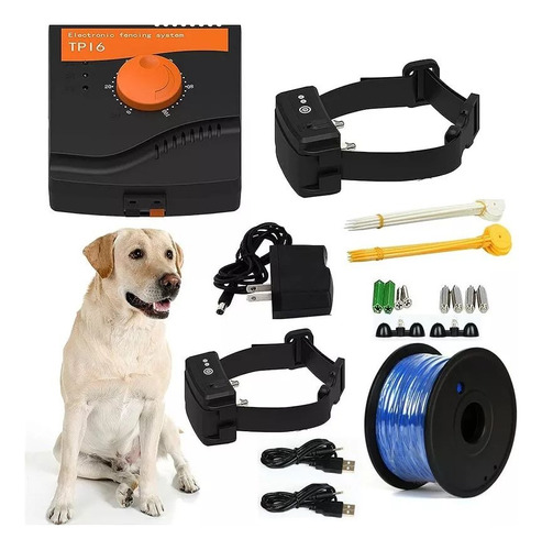 Cerco Electrico Invisible Perimetral Para Perros +2 Collares