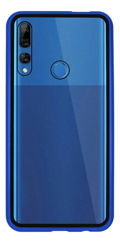 Funda Magnética De Metal Huawei P30 Pro + Vidrio Frontal 5d 