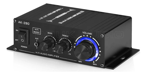Amplificador Digital Ak280 Mini 2.0 Channel