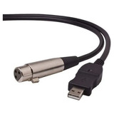 Cabo Canon Xlr X Usb 2.0 3m Mesa Pc Microfone