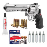 Kit Pistola Crosman Sr 357 Dual Revolver Co2 Silver Xchws P