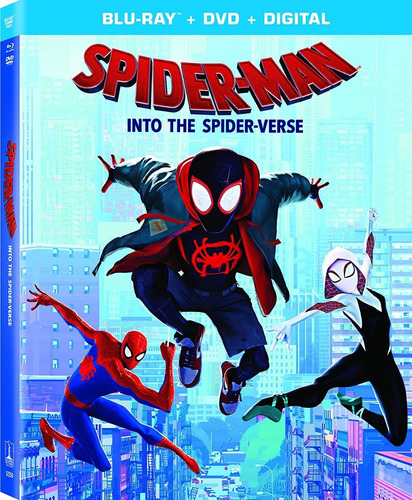 Blu-ray + Dvd Spiderman Into The Spiderverse Nuevo Universo