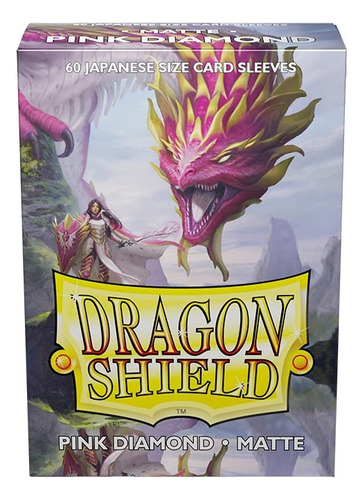 Micas Dragon Shield Small Pink Diamond Matte C/60 Pzs