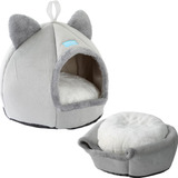 Cama Casa Toca Iglu Tenda Caminha Cabana Para Gatos Pet 40x4