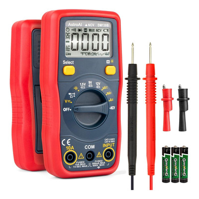 Multimetro Digital Profissional Capacimetro Tensão Astroai