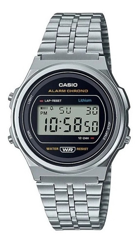 Reloj Casio Vintage Retro Plateado A-171we-1a