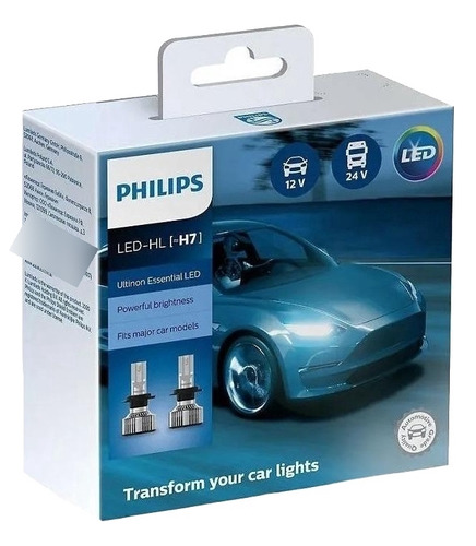 Kit De Lamparas Led Eco Ue2 H7 11366 Philips