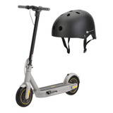 Patineta Scooter Eléctrica Ninebot Segway Max Lp + Casco