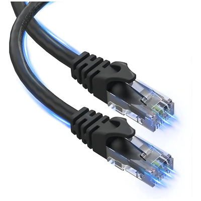 Cable Ethernet Cat6 15m Par Trenzado UTP Ultra Clarity Cobre RJ45 Negro | MercadoLibre