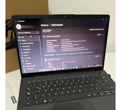 Lenovo Ideapad 5 14itl05 Notebook Gris 14 Intel Core I5