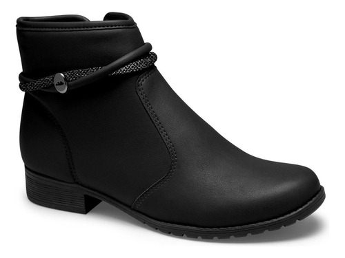 Bota Dakota Feminina Salto Baixo Com Zíper G9554 Original