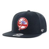 Gorra Plana Forty Seven Mlb New York Yankees De Color Azul