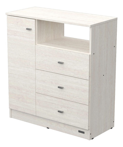 Cajonera Comoda 3 Cajones + Puerta Dormitorio Dakar Zero