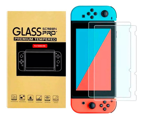 Lámina Vidrio Templado Mica Protectora Nintendo Switch Lite