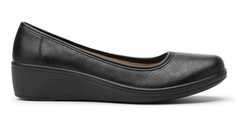 Zapato Dama Flexi 45602 Balerina Flats Piel Confort Negro