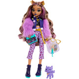 Muñeca Monster High Clawdeen Wolf Con Mascota En Forma De Me