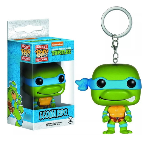 Llavero De Leonardo / Tortugas Ninjas - Incluye Caja Funko