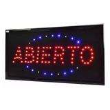 Cartel Led Alta Luminosidad Abierto 25 X 48 Cm Calidad 