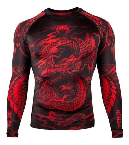 Camisa De Compresión Para Hombre Ufc-mma Impresa De Manga