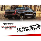 Emblema Para Tapa High Country Cheyenne 19-23 Negro